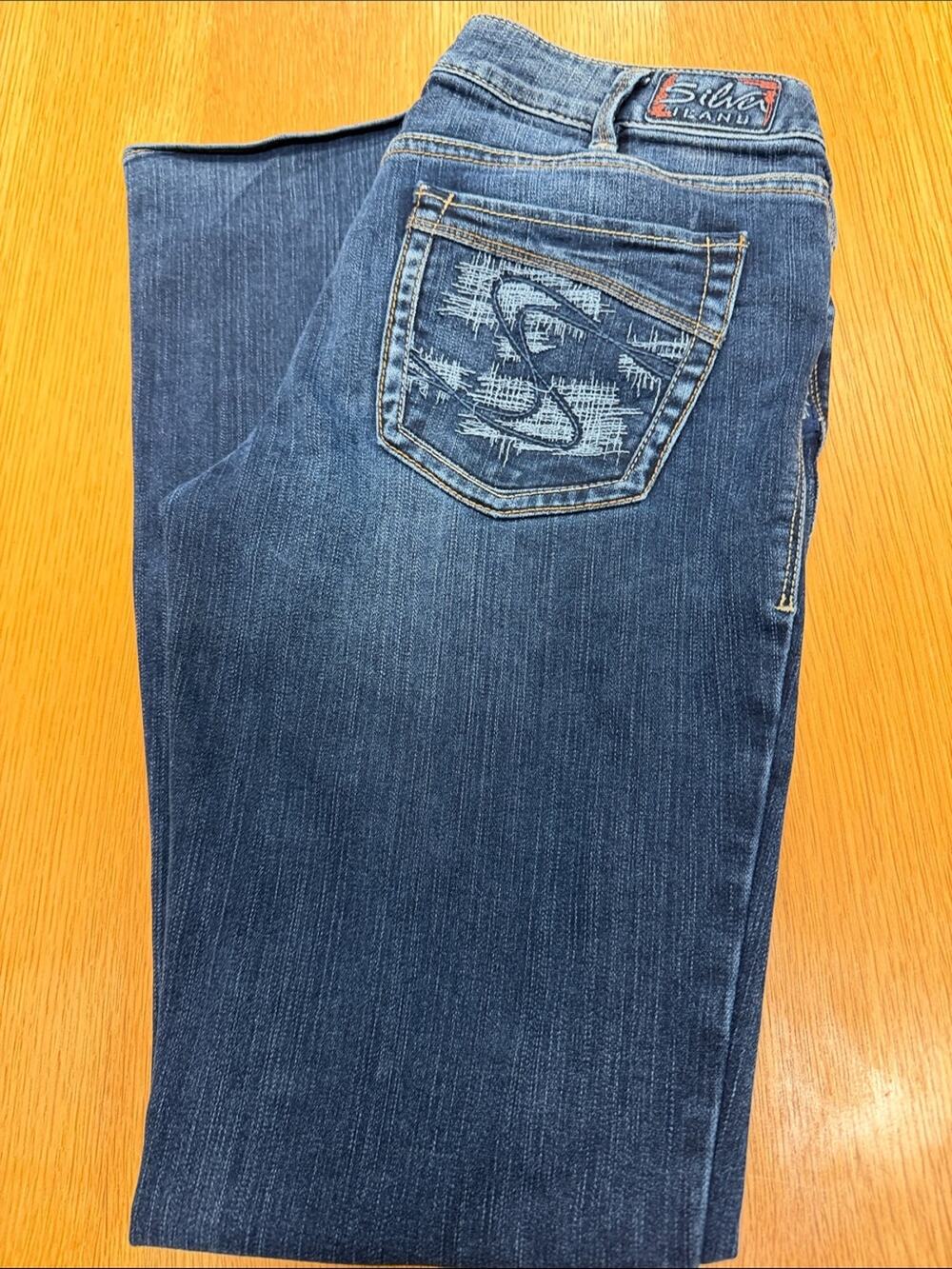 Silver Jeans Women’s Dark Blue Aiko Bootcut Denim Jeans